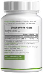 DEAL SUPPLEMENT Vitamin D3 5000 IU + K2 MK7 - 250 Softgels - image 6