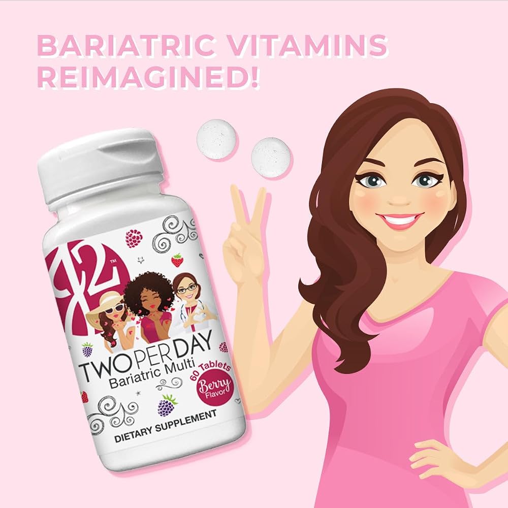 Bariatric Eating J2 Two Per Day Multivitamin Chewable Tablets - 60 Count - image 4
