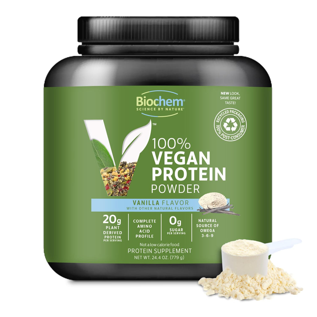 Biochem, Vegan Protein Powder, 20g of Plant-Based Protein to Support