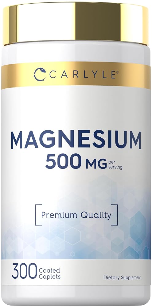Carlyle Magnesium Oxide 500mg - 300 Caplets