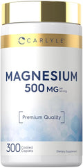 Carlyle Magnesium Oxide 500mg - 300 Caplets