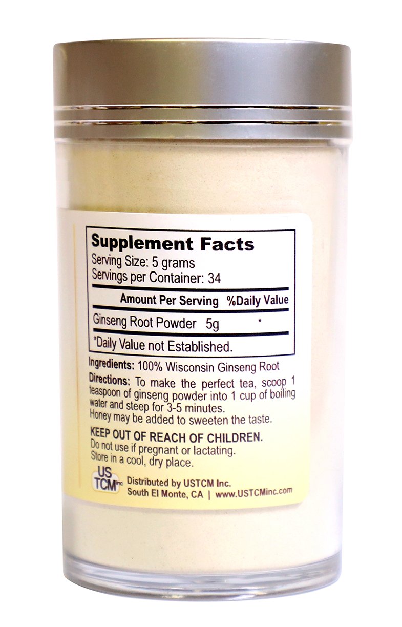 USTCM Wisconsin American Ginseng Powder 威州花旗参粉 120 Mesh