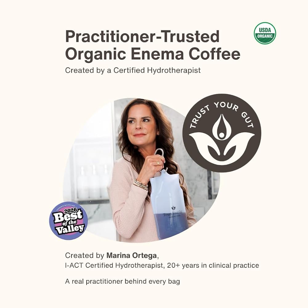 Trust Your Gut Organic Ground Coffee Enema & Silicone Kit