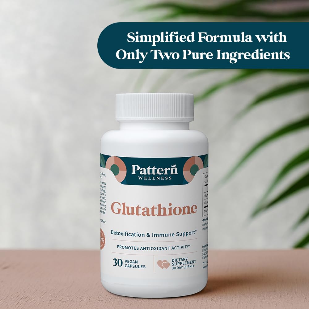 Pattern Wellness Glutathione Supplement - Active Reduced Glutathione