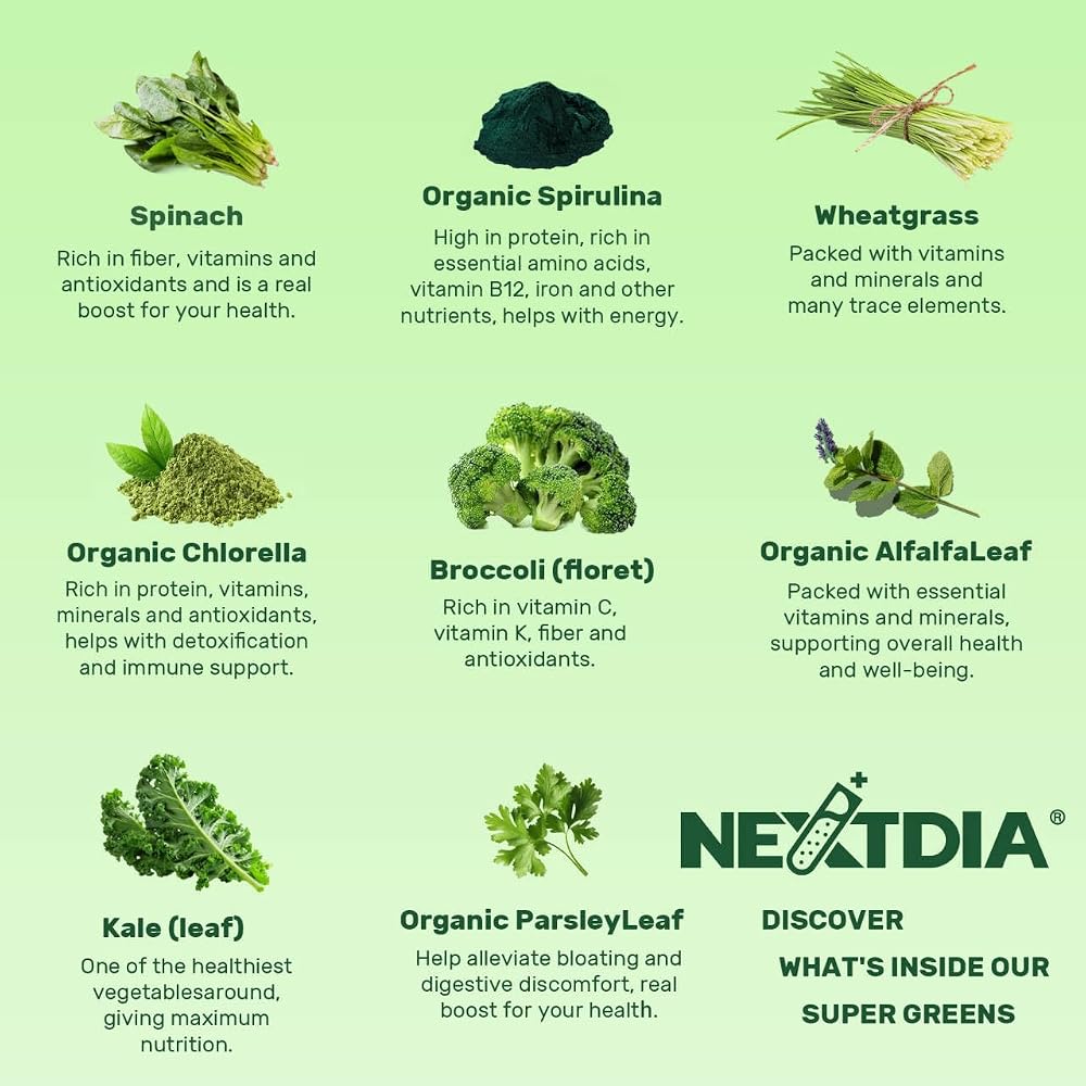 Nextdia Superfood Green Gummies