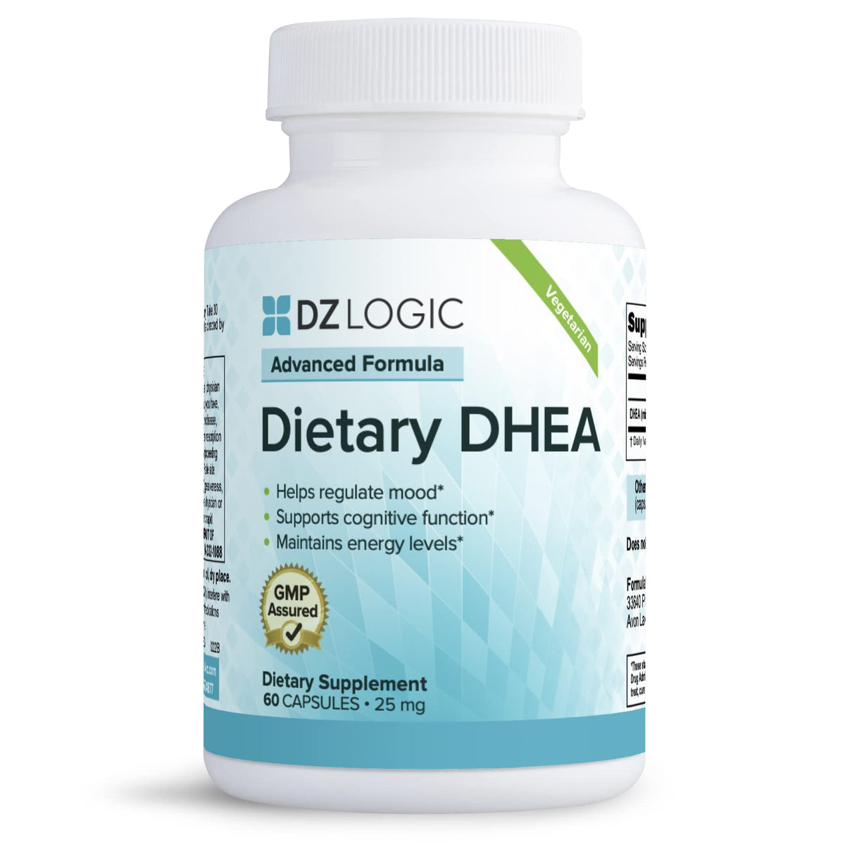 Dr. Dzugan Advanced DHEA Formula 25mg - 60 Capsules