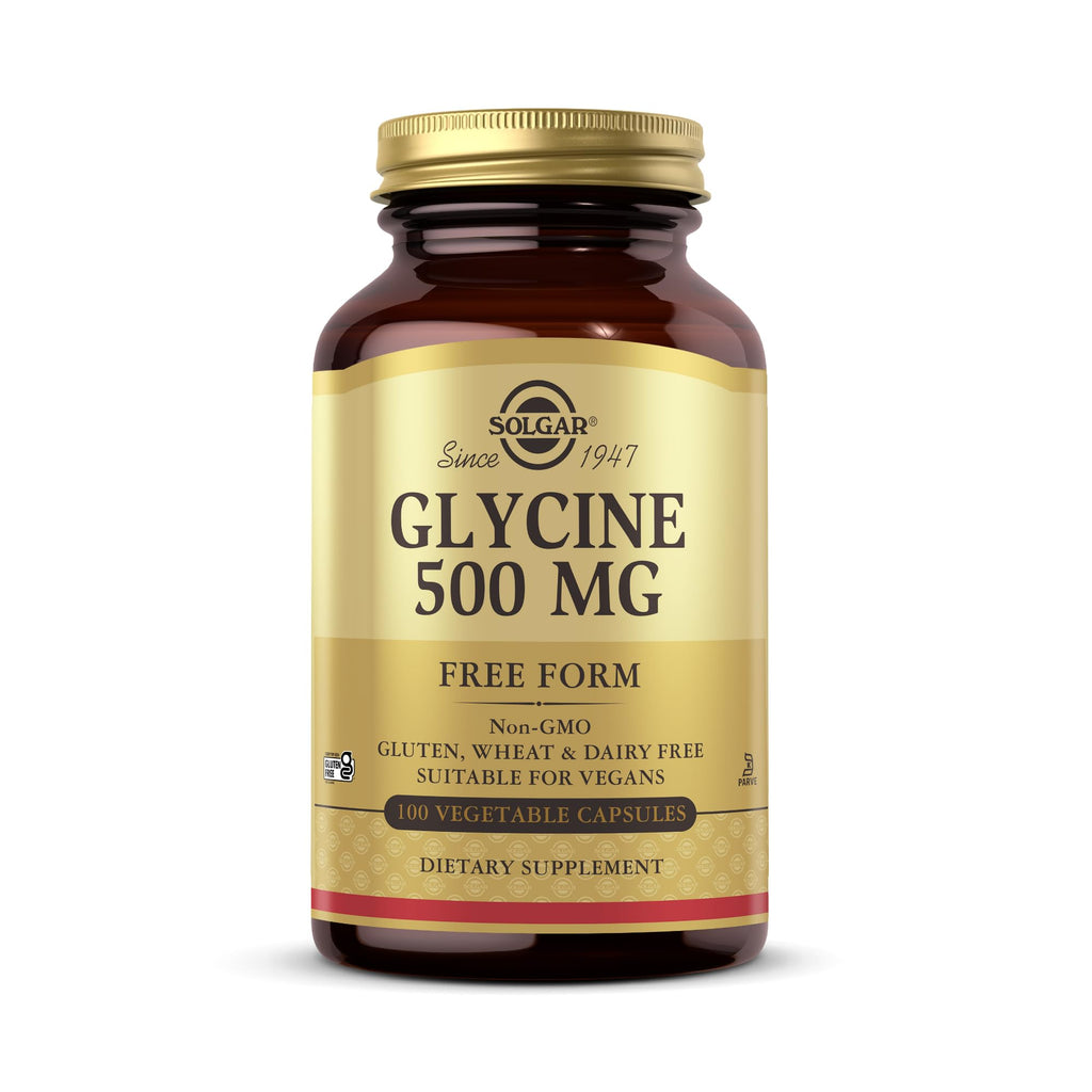 Solgar Glycine 500 mg - 100 Vegetable Capsules