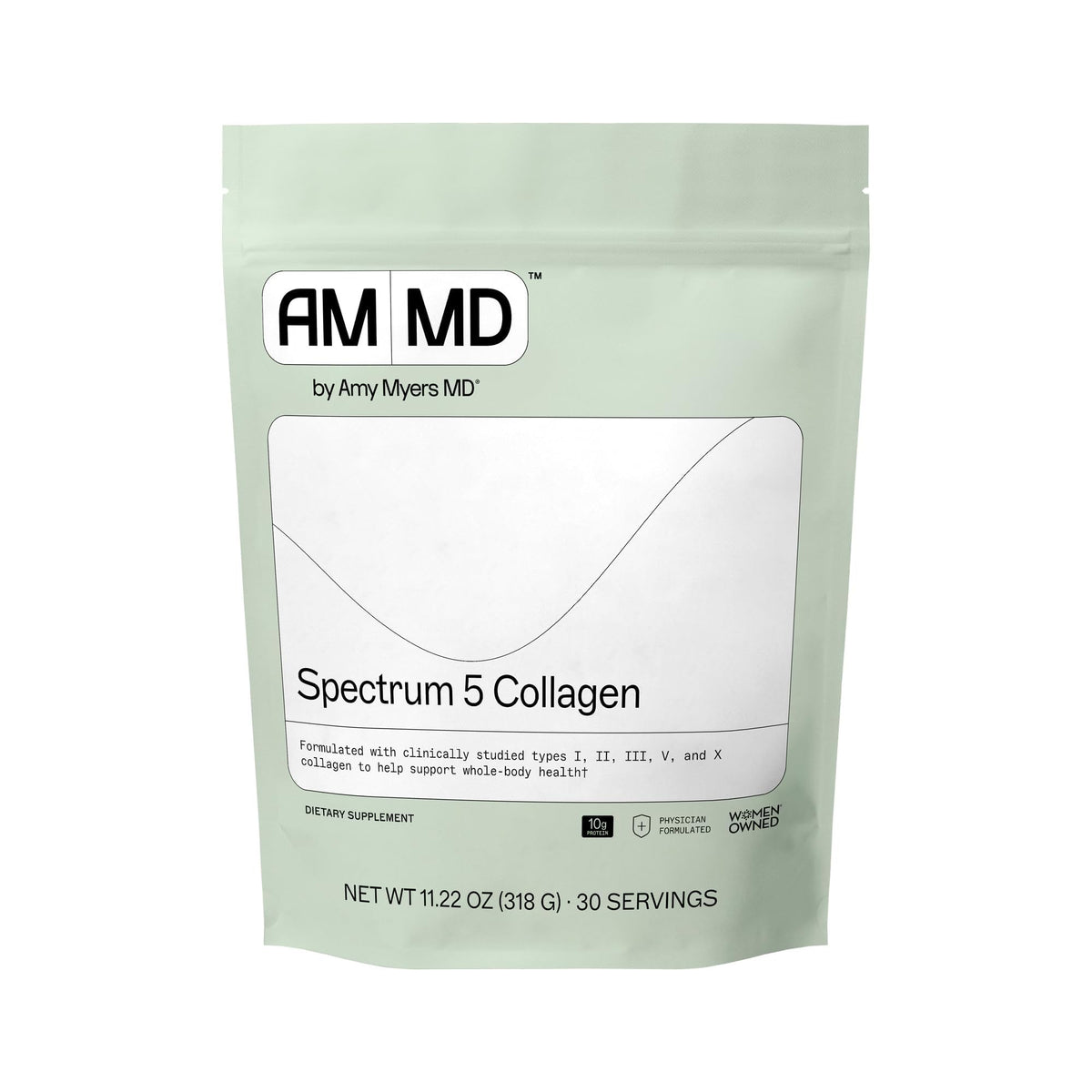 Amy Myers MD Spectrum 5 Collagen Peptides Powder - 30 Servings