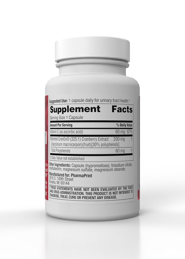 PharmaPrint CranEx 325:1 Cranberry Extract Capsules - 30 Count - image 3