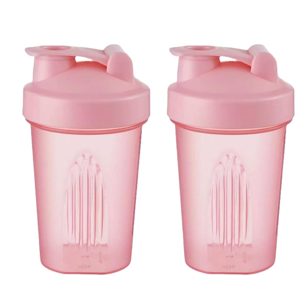 CHNLML Protein Shaker Bottle 400ML/16Oz - 2 Pack