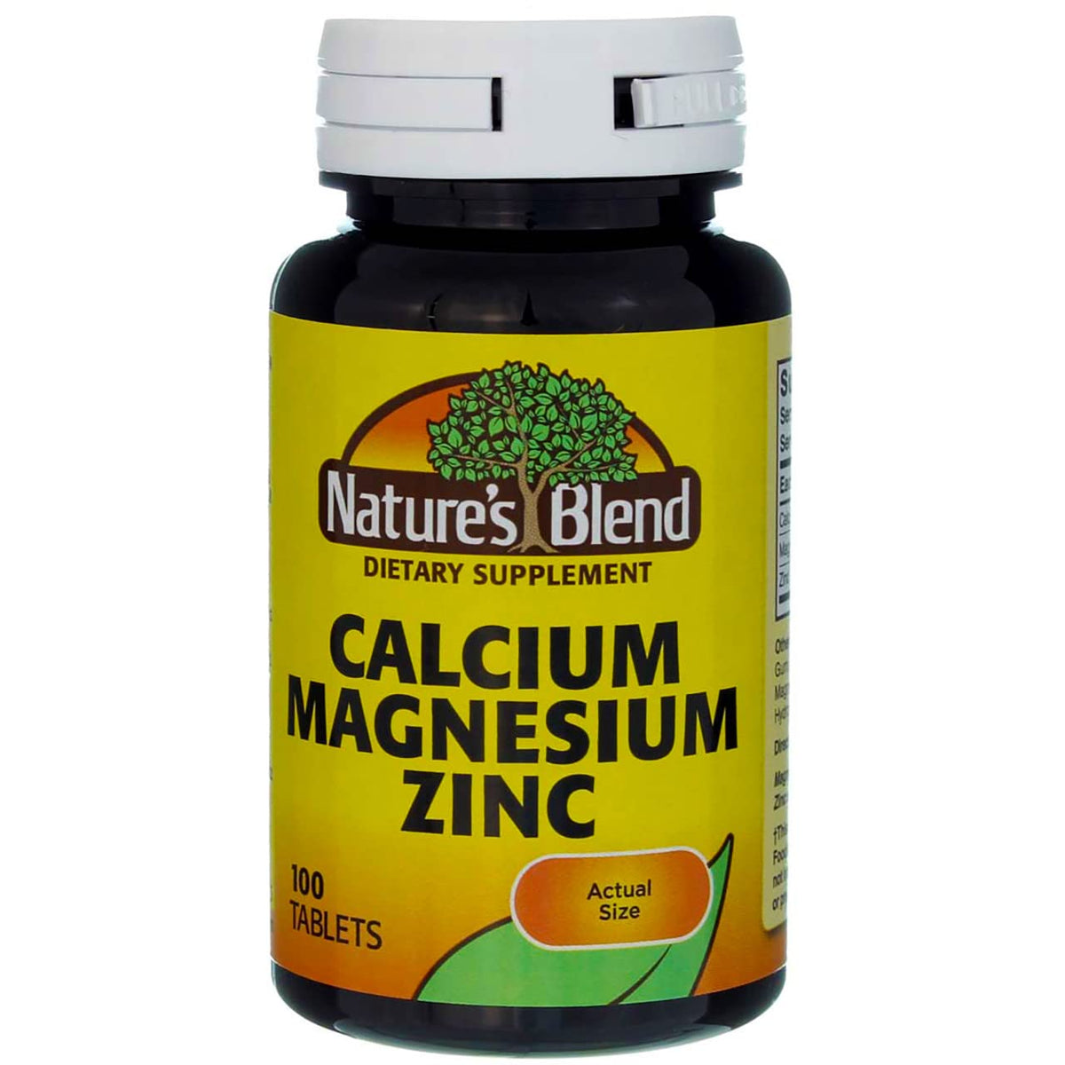 Nature's Blend Calcium Magnesium Zinc - 200 Tablets