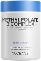 Codeage Methylfolate B Complex with 5-MTHF & B12 - 120 Capsules