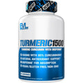 Evlution Turmeric Curcumin 1500mg with BioPerine - 90 Capsules