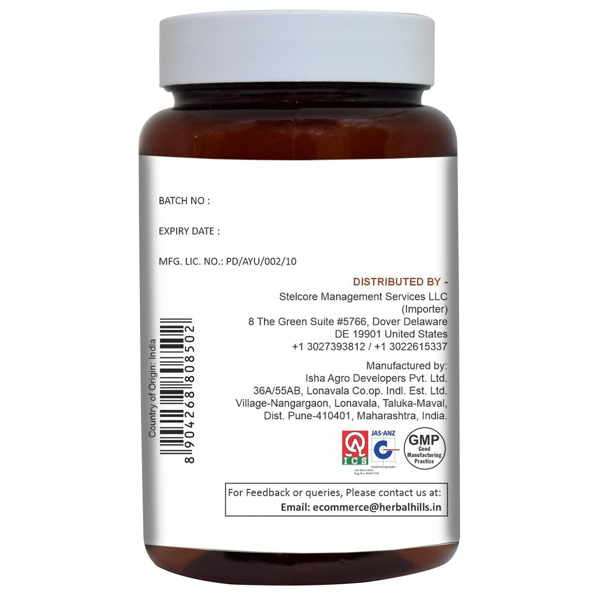 HERBAL HILLS Arjuna Capsules 500 mg - 120 Capsules - image 3