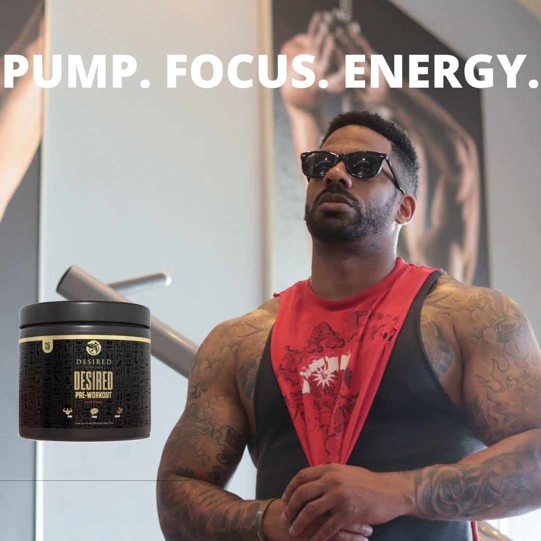 Desired Nutrition Pre Workout Powder Energy & Focus - 25 Servings - image 3