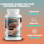 Chronox Natural Sleep Supplement with Melatonin - 60 Capsules - image 2
