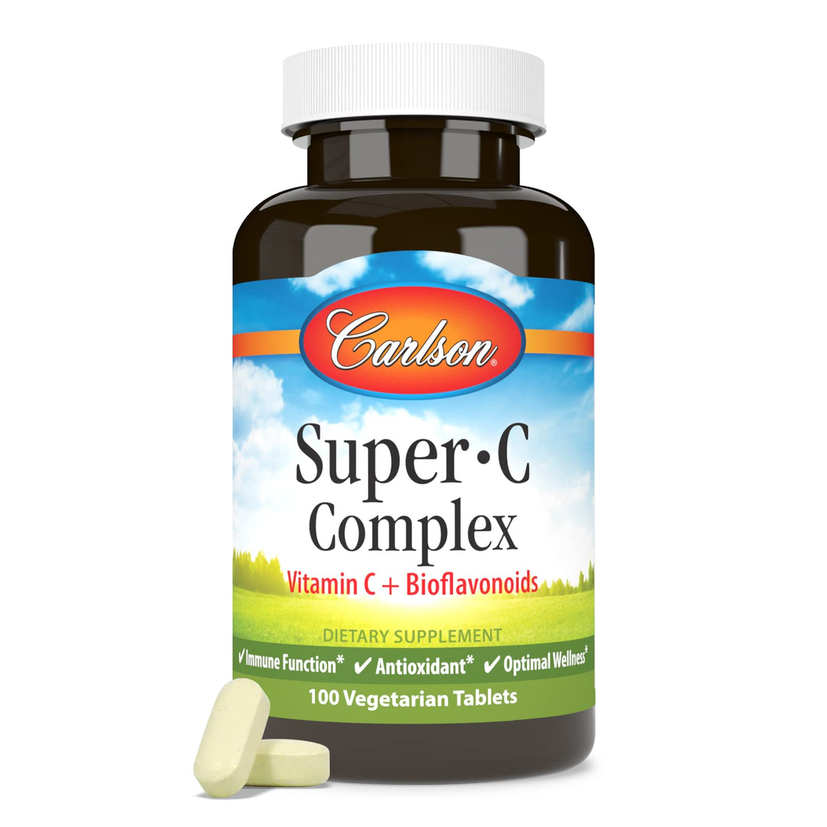 Carlson Super-C Complex 500 mg Vitamin C - 100 Tablets - image 5