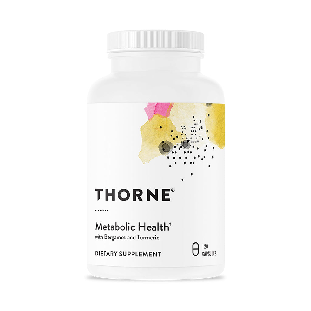 THORNE Metabolic Health Bergamot & Curcumin Phytosome - 120 Capsules