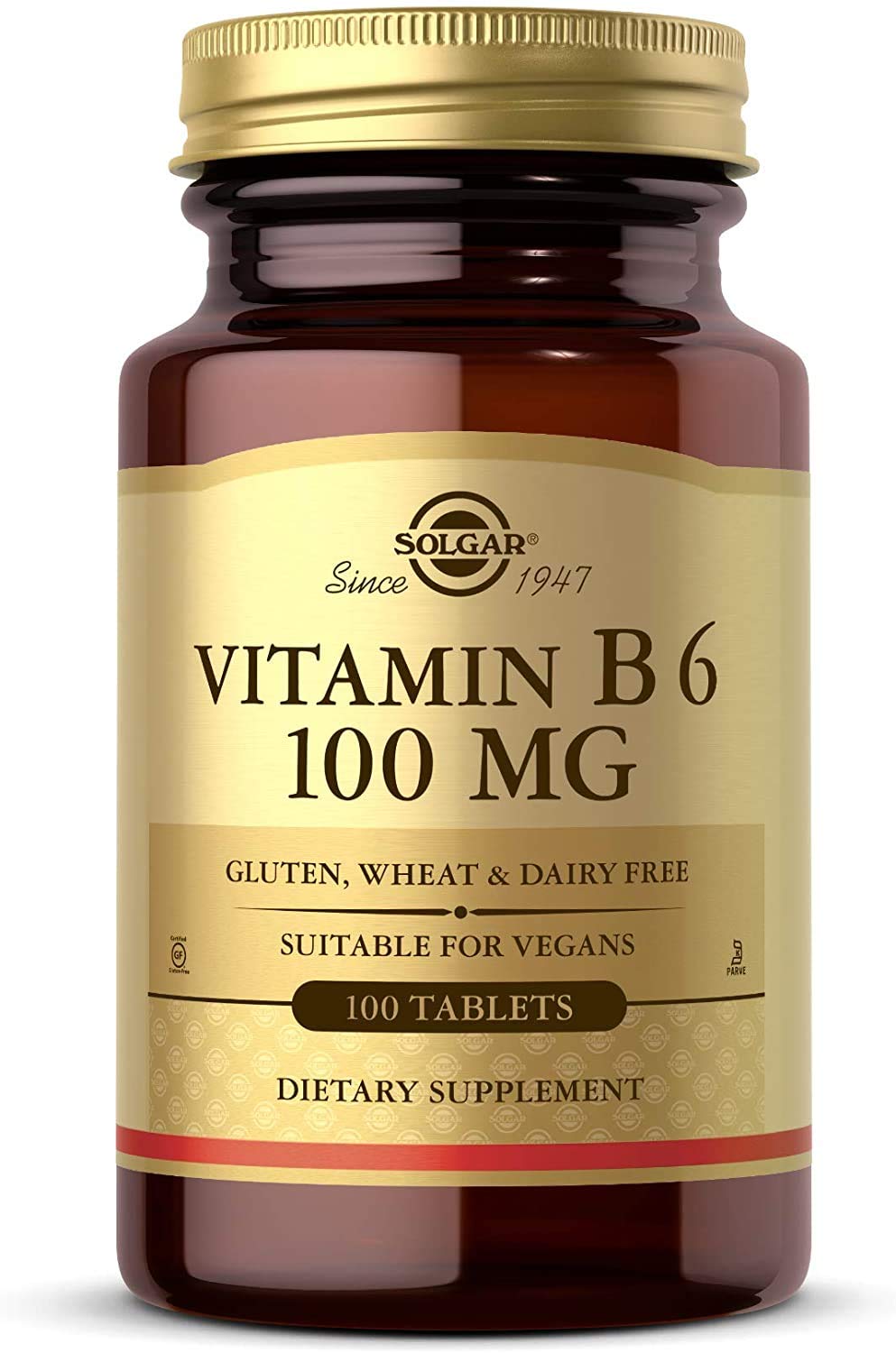 Solgar Vitamin B-6 100mg - 100 Tablets