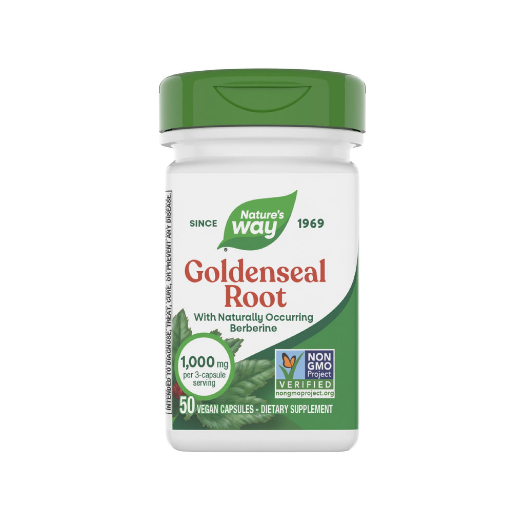 Nature's Way Goldenseal Root Digestive Support - 50 Capsules
