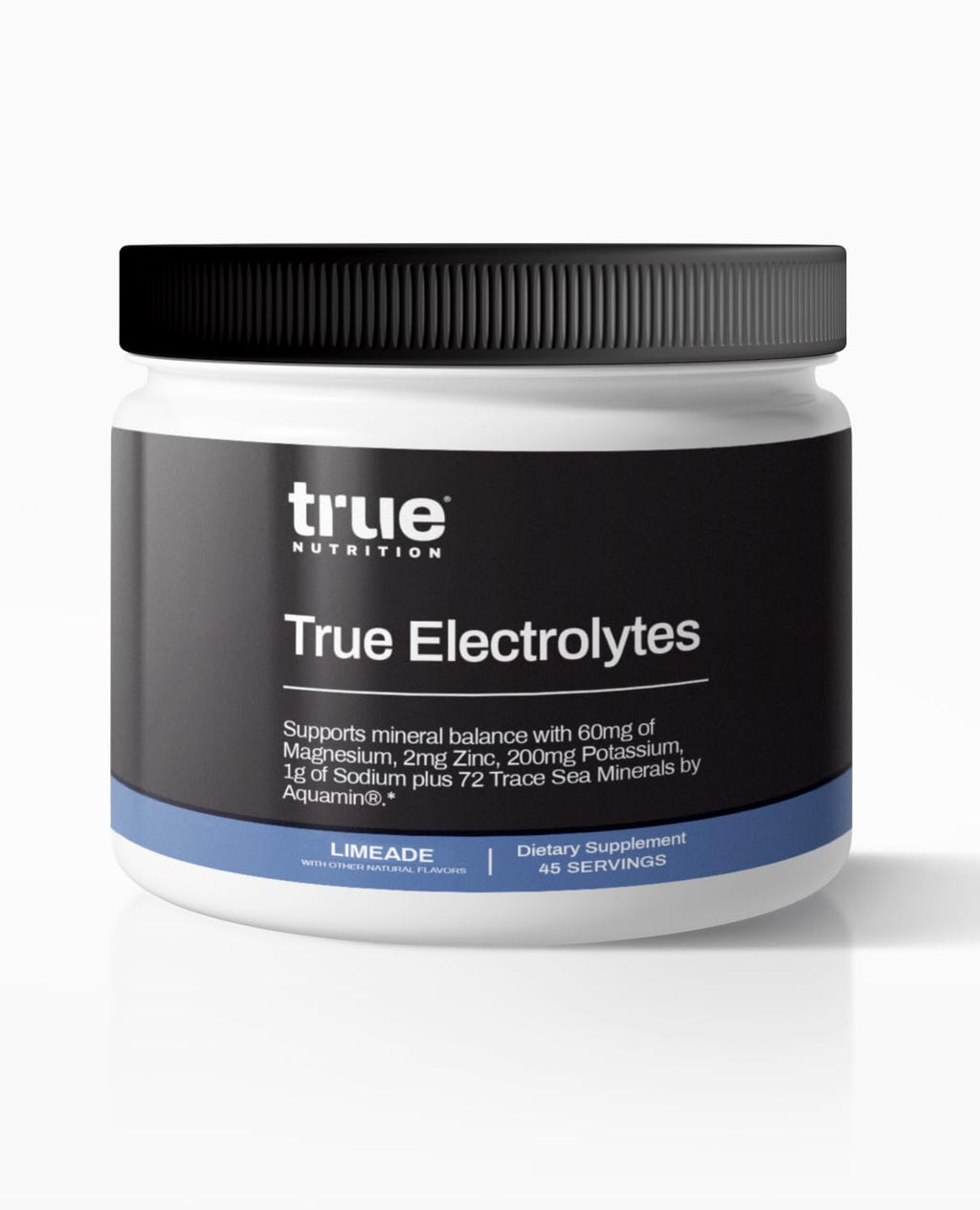 True Nutrition Electrolyte Hydration Supplement Drink Mix Limeade - 45 Servings
