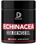 DEDICAD Echinacea Goldenseal 1000mg Immune Support - 60 Vegetarian Capsules