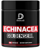 DEDICAD Echinacea Goldenseal 1000mg Immune Support - 60 Vegetarian Capsules