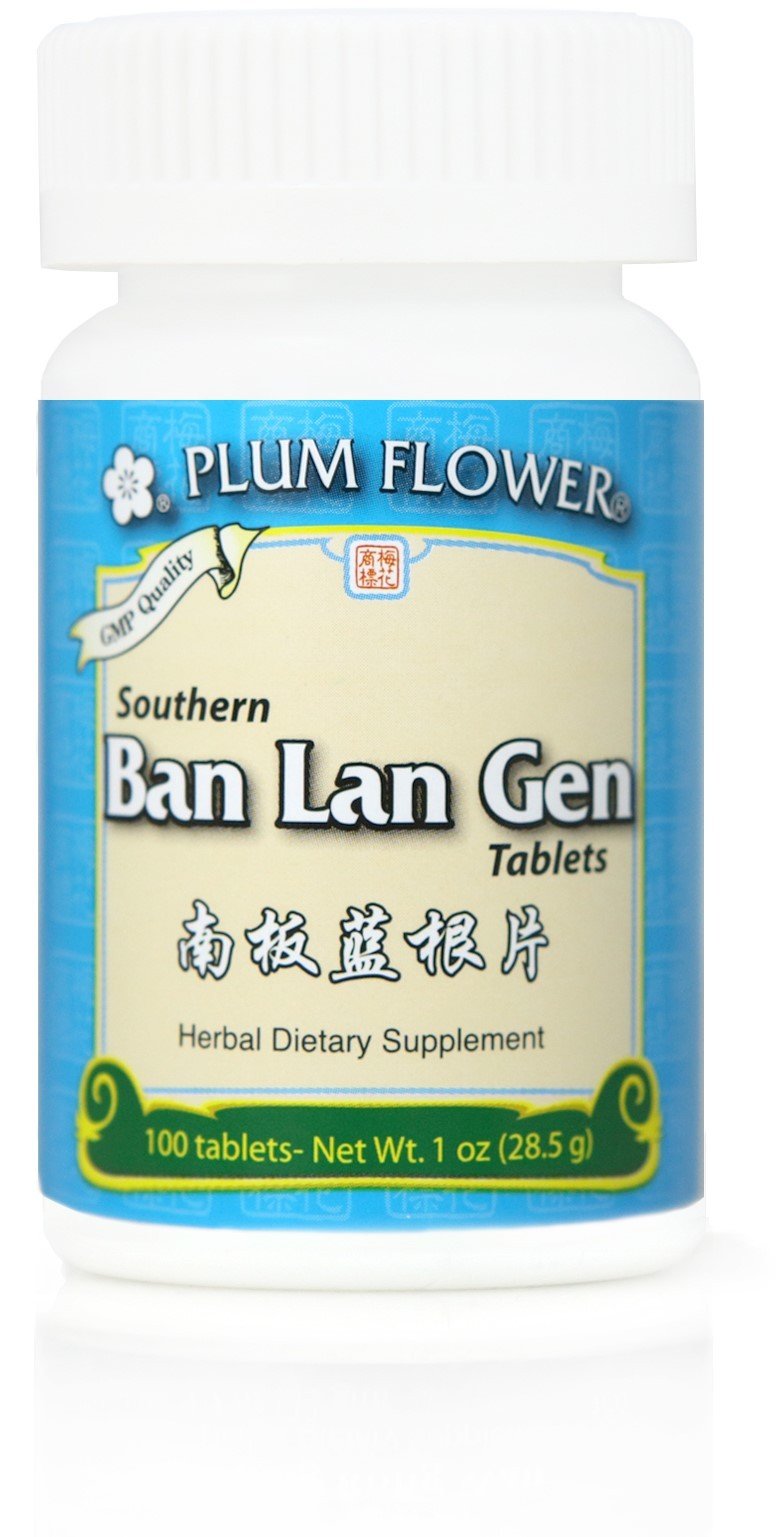 Plum Flower Ban Lan Gen Tablets Immune Support - 100 Tablets