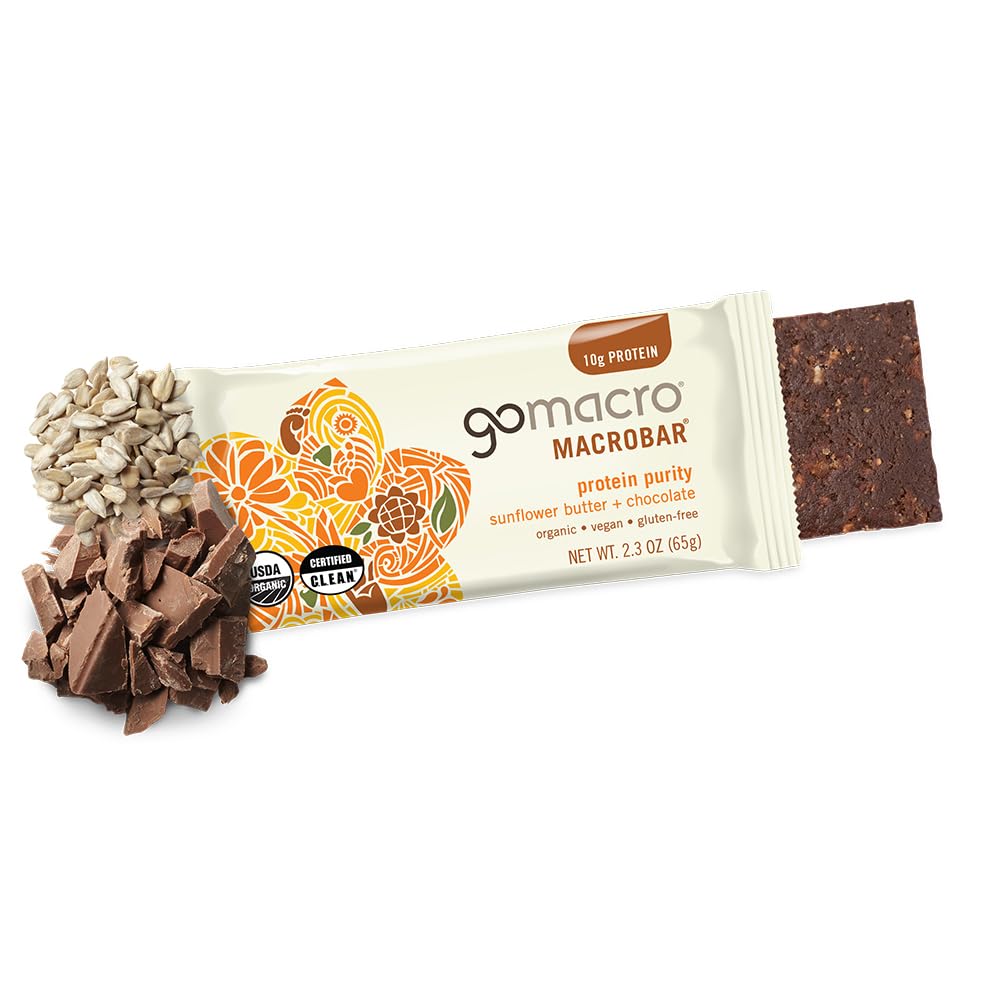 GoMacro MacroBar Organic Vegan Protein Bars