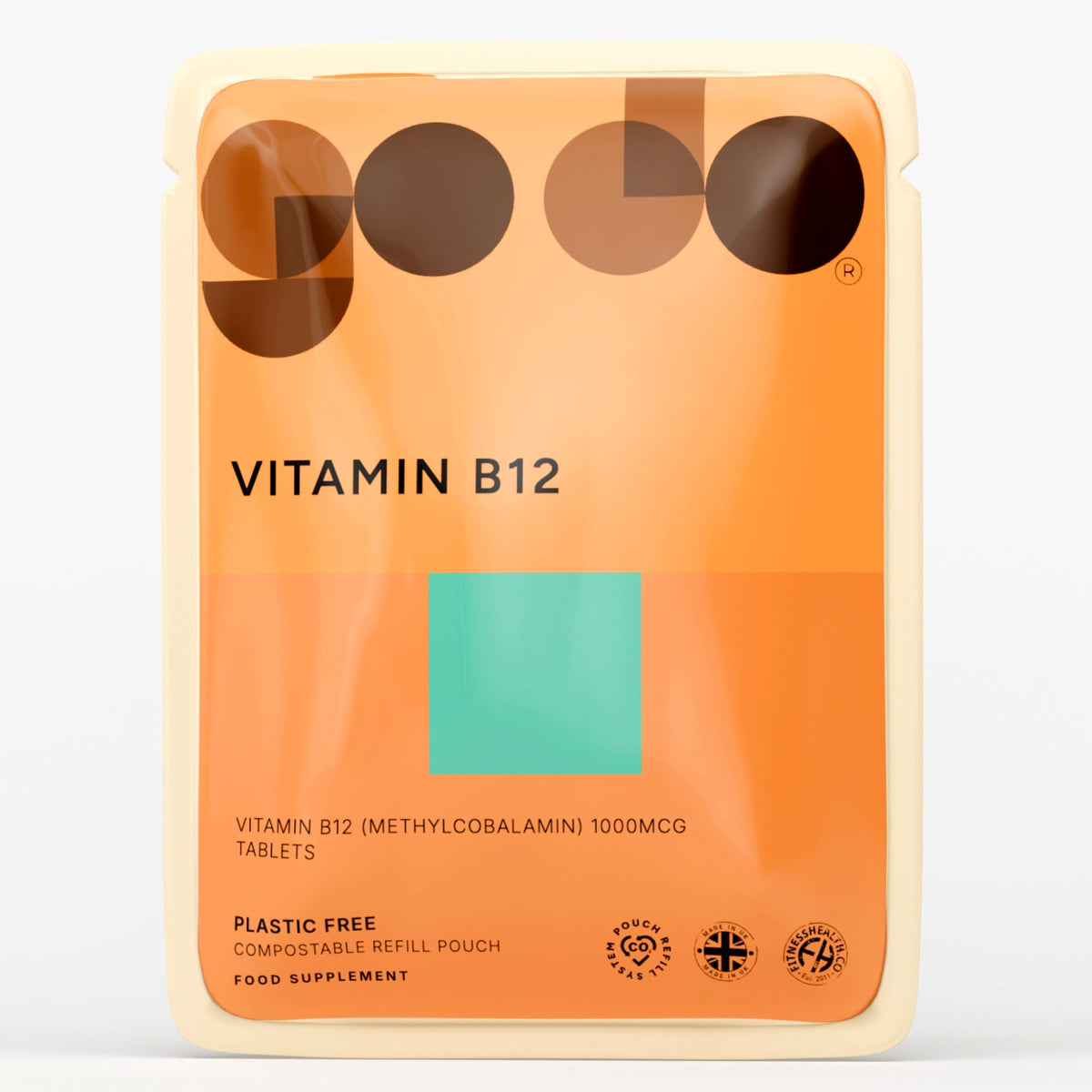 Fitness Health Vitamin B12 1000 MCG for Energy - 120 Tablets