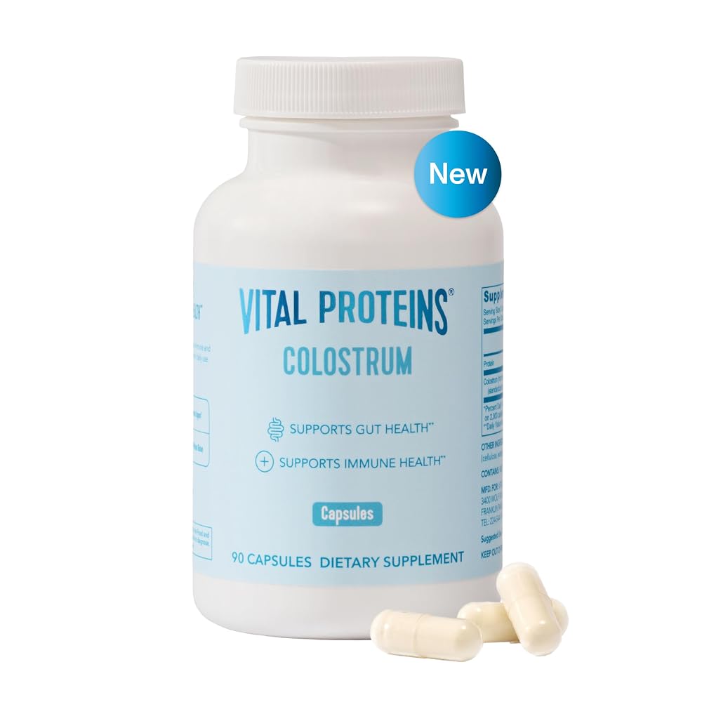 Vital Proteins Bovine Colostrum Supplement - 90 Capsules