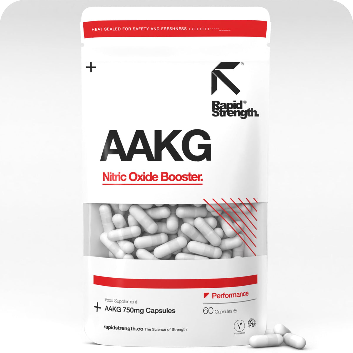 Rapid Strength L-Arginine AAKG 500mg Capsules - 120 Capsules