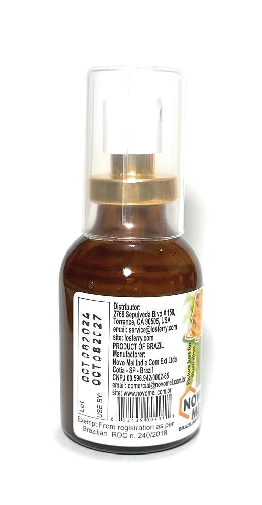 Brazilian Novomel Green Bee Propolis and Rain Forest Honey Oral Spray - 2 Pack - image 3