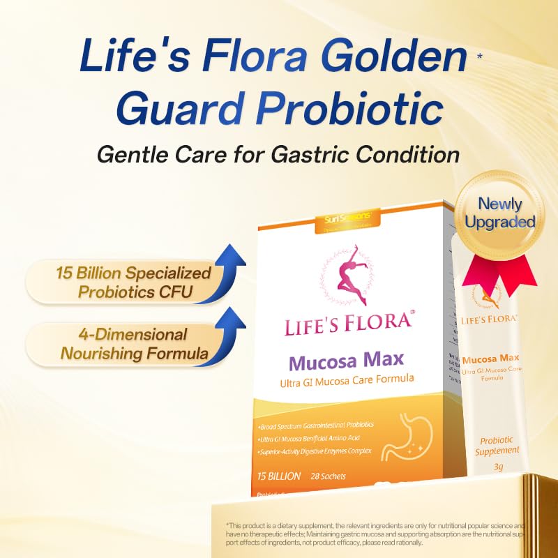 Generic Life's Flora Mucosa Max Probiotic Powder - 28 Sachets - image 4