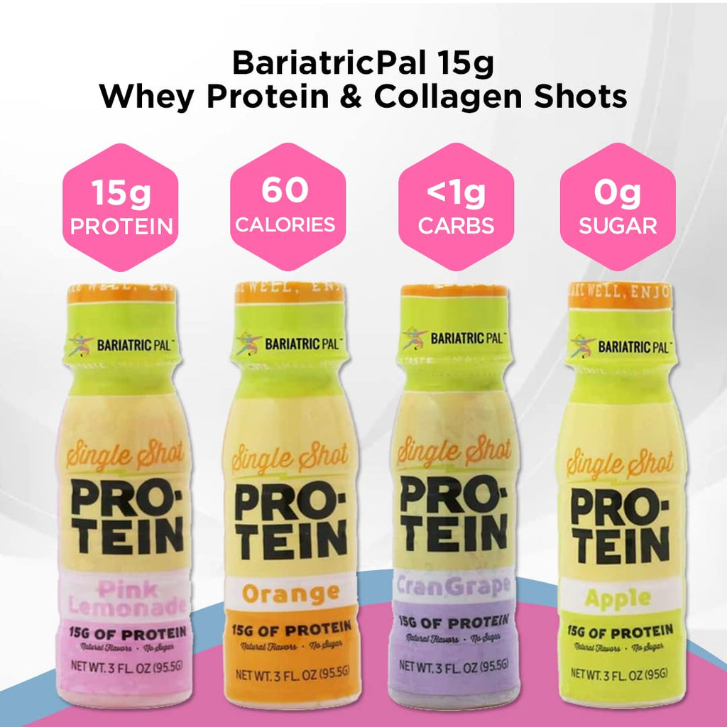 BariatricPal Apple Protein & Collagen Shots 15g - 48 Pack - image 3