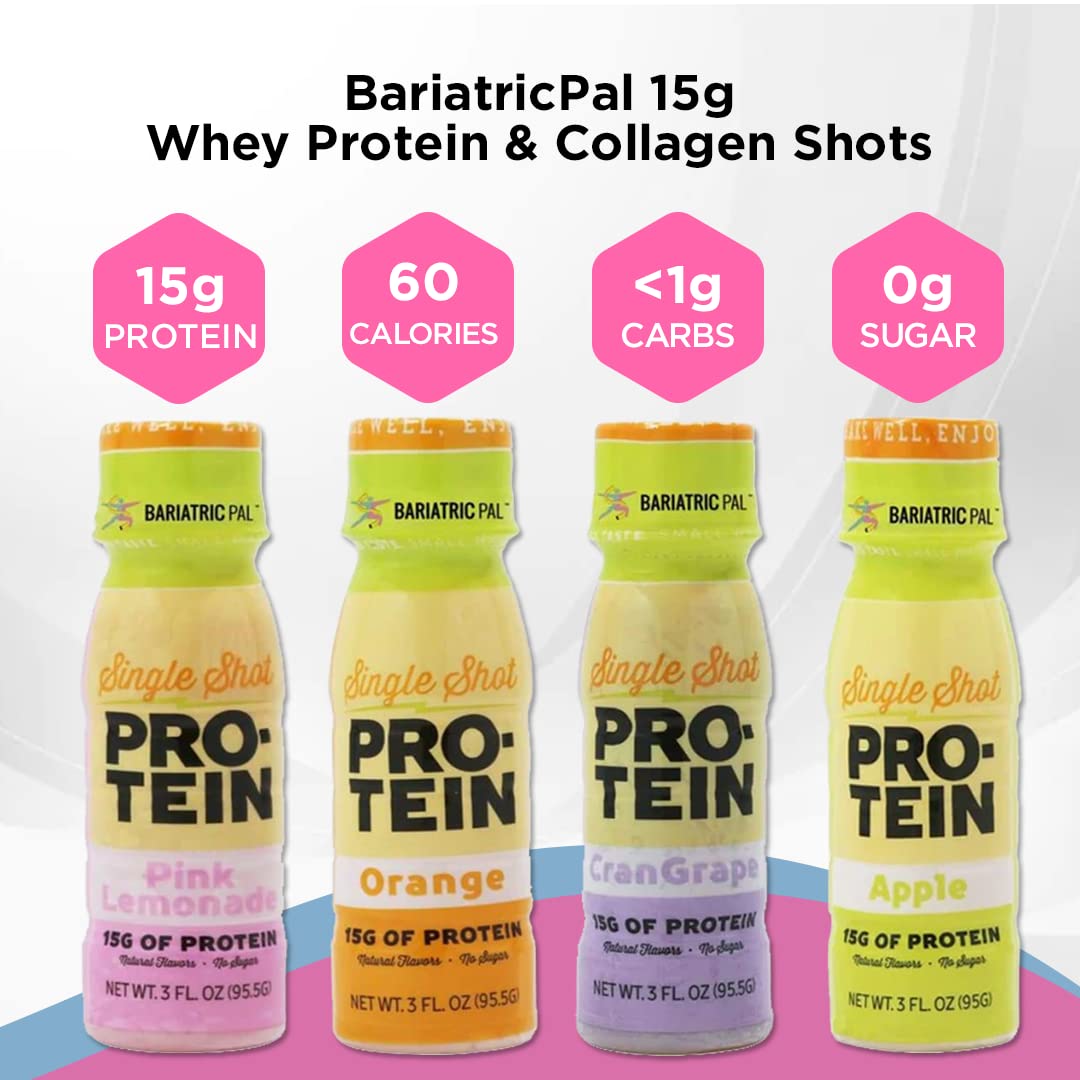 BariatricPal Apple Protein & Collagen Shots 15g - 48 Pack - image 3