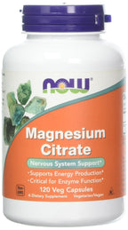 NOW Foods Magnesium Citrate Vegetarian Capsules - 240 Count