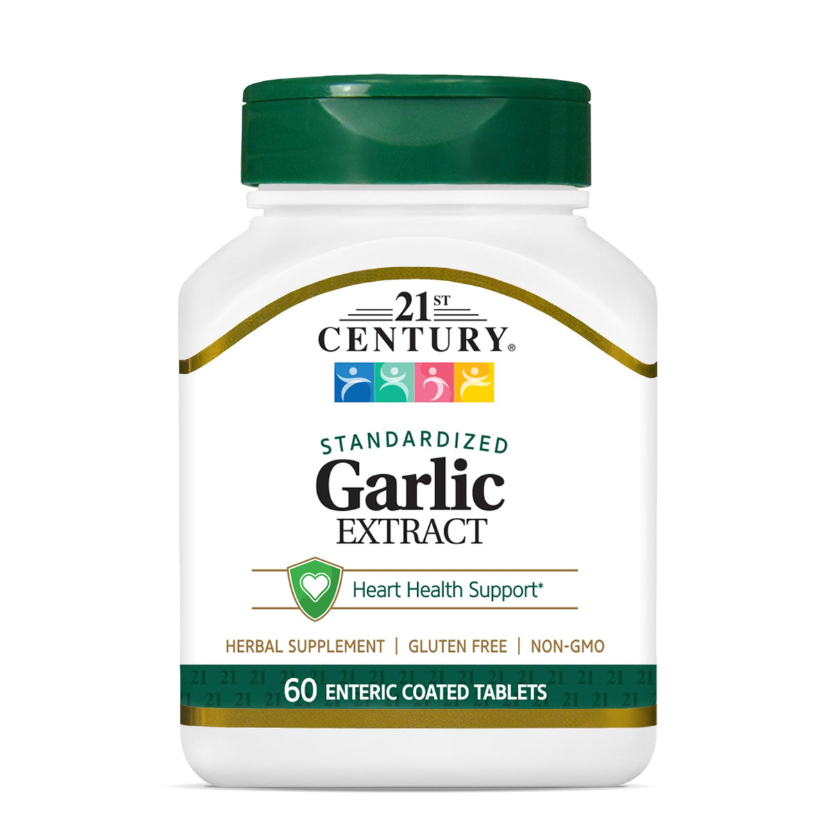 21st Century Garlic Extract Tablets Enteric Coated - 60 Count