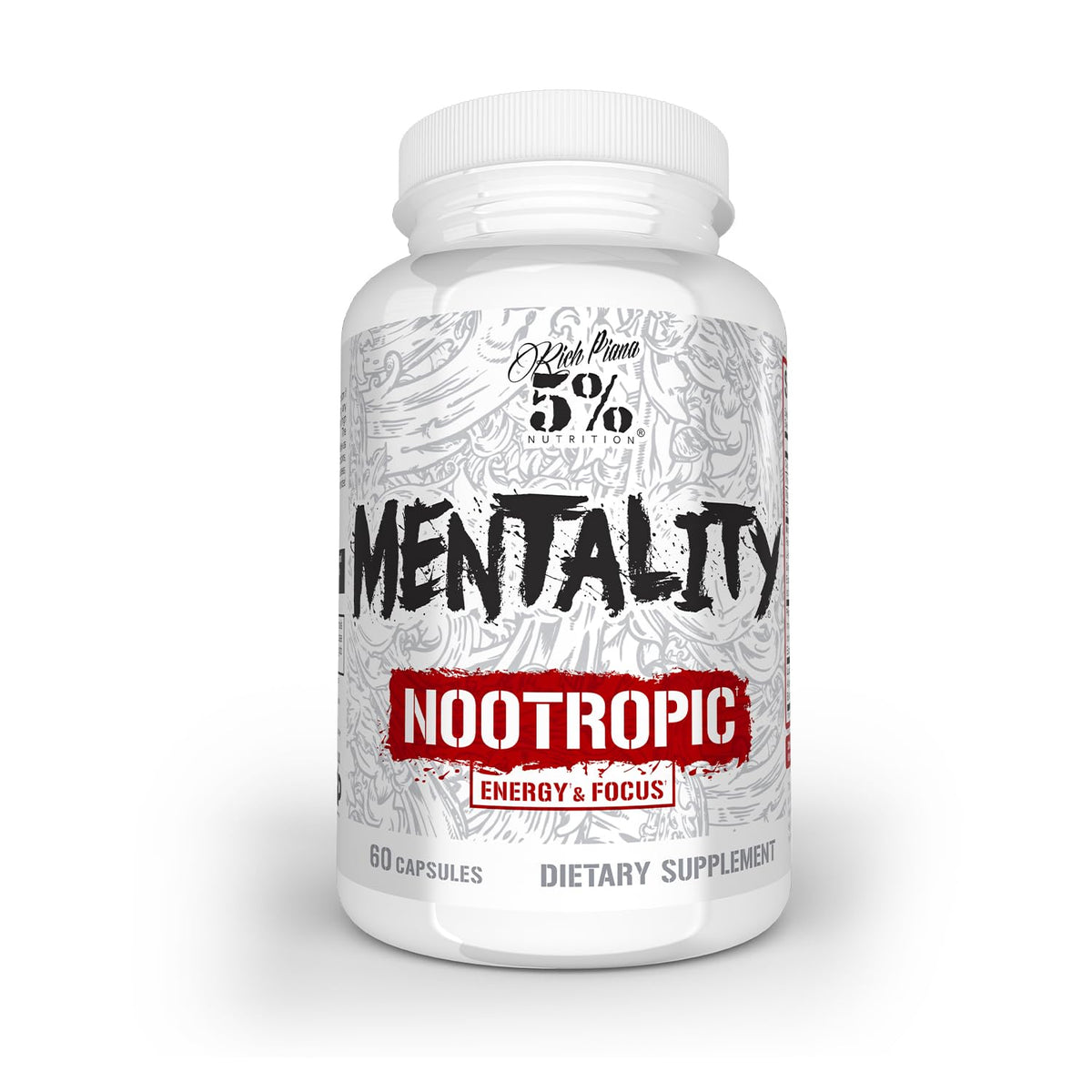5% Nutrition Mentality Nootropic Brain Booster - 60 Capsules