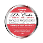 Dr. Cole's Organic Herbal Vitality Boost Balm - 2 oz