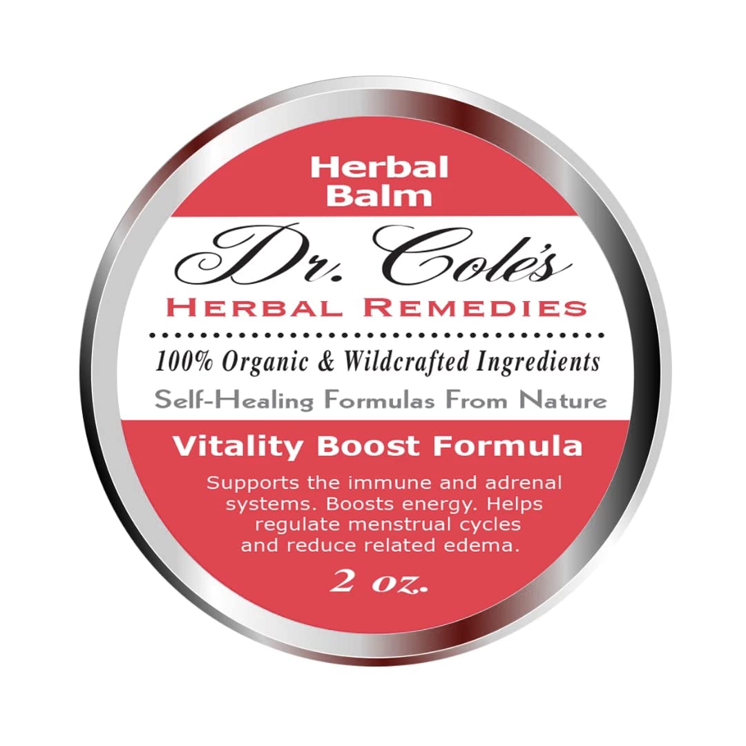 Dr. Cole's Organic Herbal Vitality Boost Balm - 2 oz