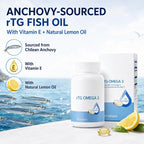 Generic rTG Omega-3 Fish Oil 600mg EPA DHA - 180 Softgels - image 6