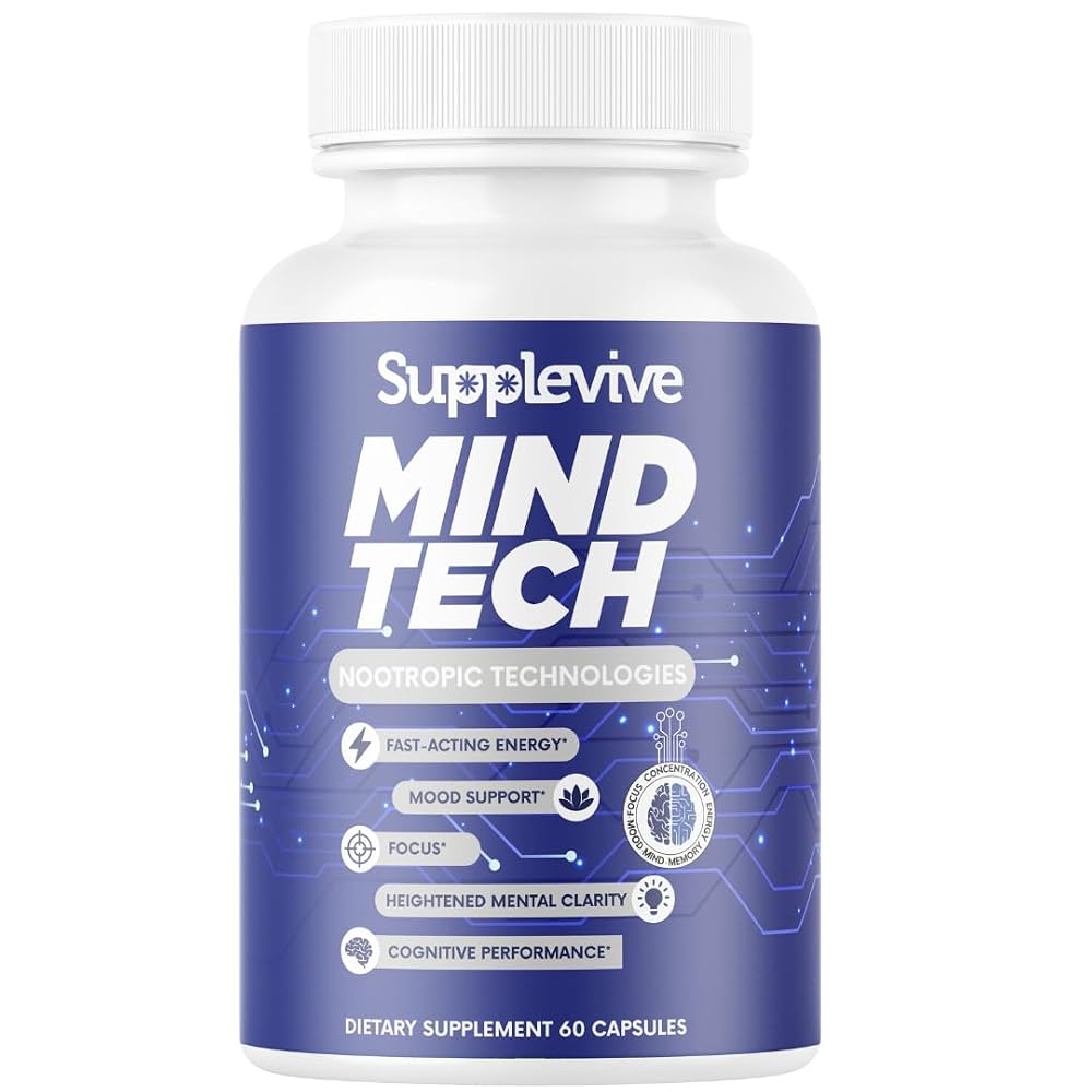 pumpup nutrition Supplevive MindTech Nootropic Brain Support - 60 Capsules