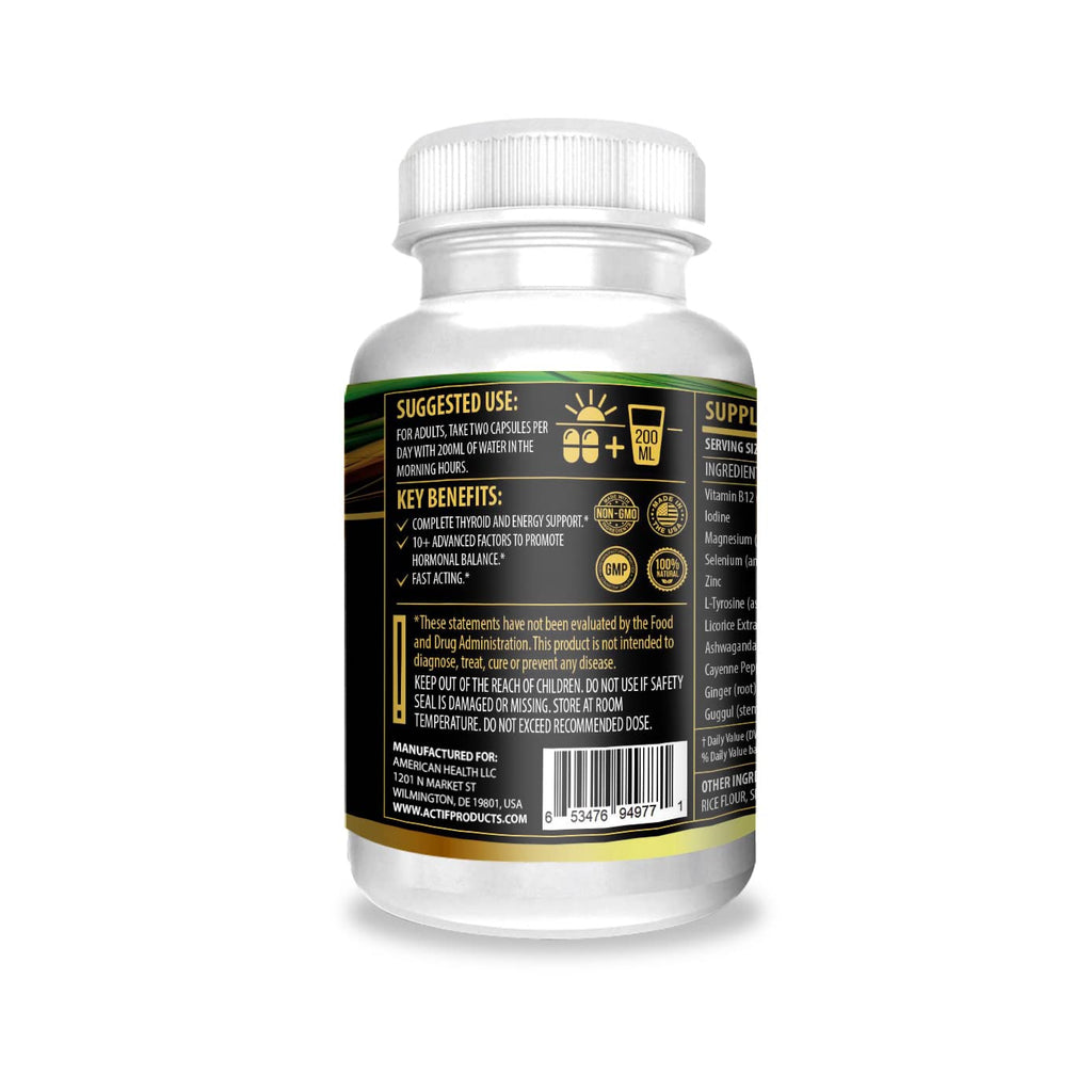 ACTIF Thyroid Mega Support Maximum Strength - 1 Month Supply - image 2