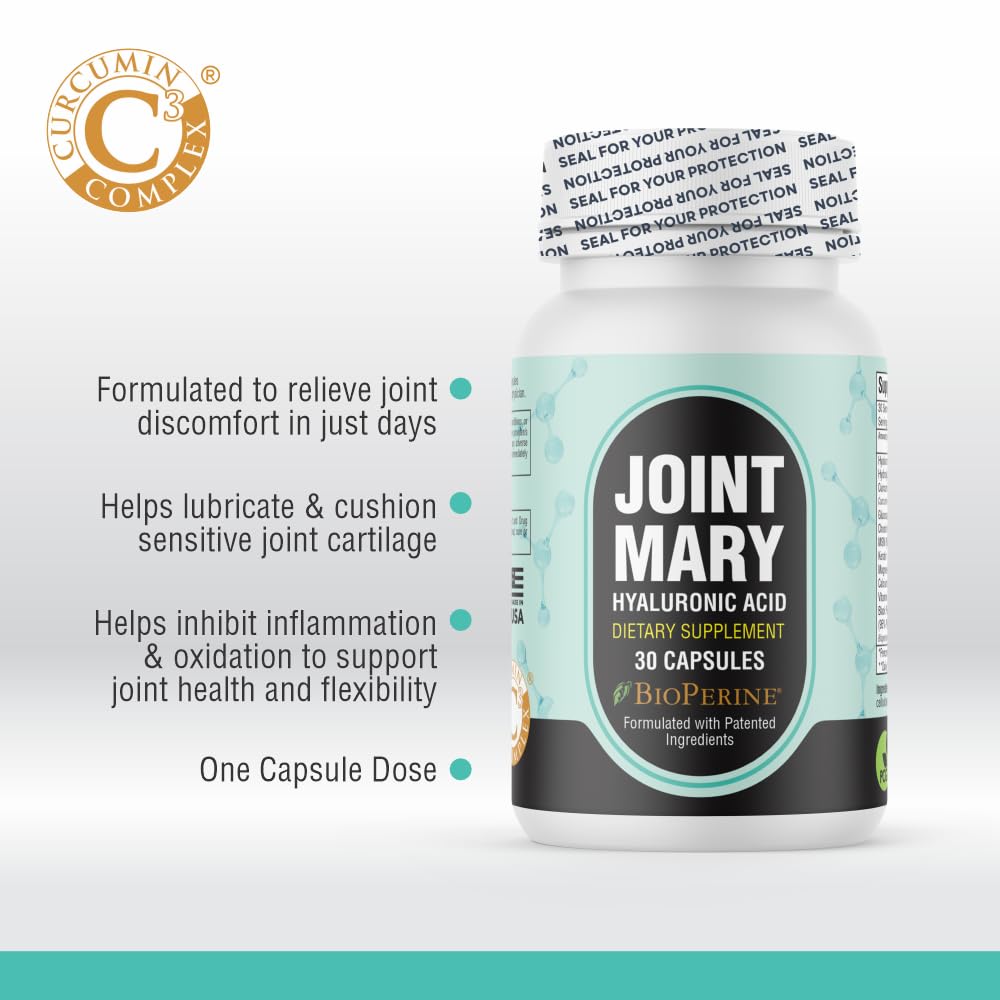 JOINT MARY Hyaluronic Acid Joint Support - 30 Capsules - image 3