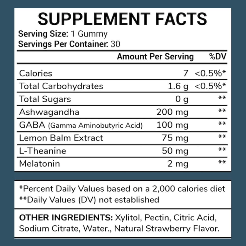SIRIUS INTERNATIONAL Calm Gummies with Ashwagandha & GABA - 30 Gummies - image 5
