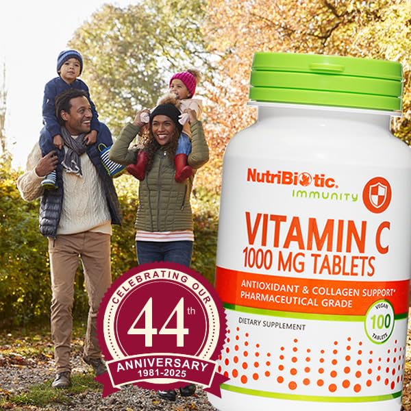 NutriBiotic Vitamin C 1000 mg Tablets - 100 Count - image 5