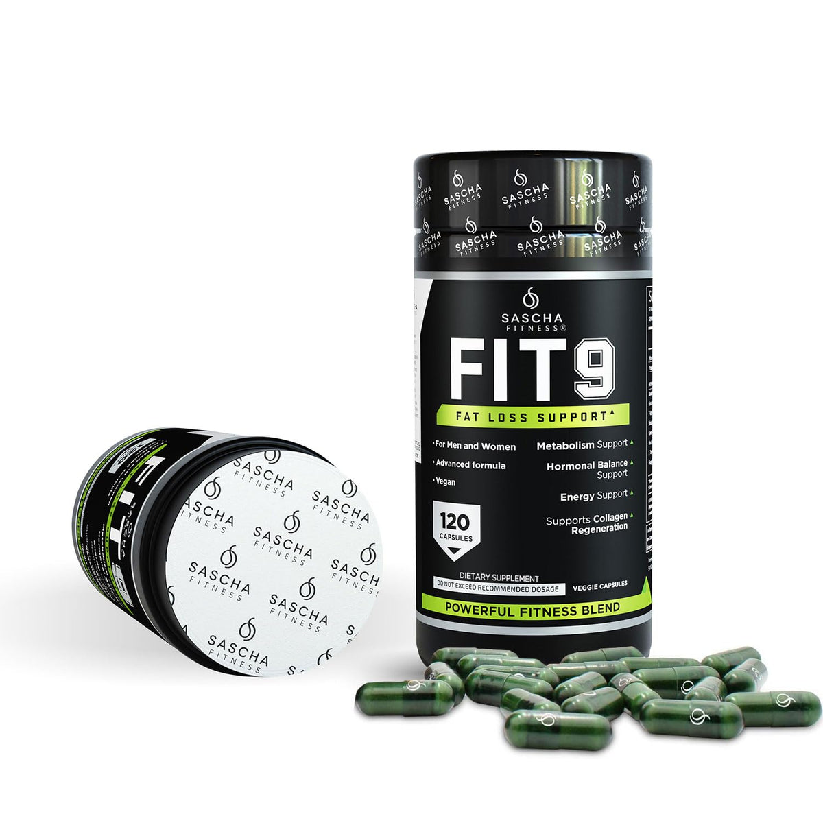 Sascha Fitness Fat Loss Capsules with Collagen Support - 120 Capsules - image 5