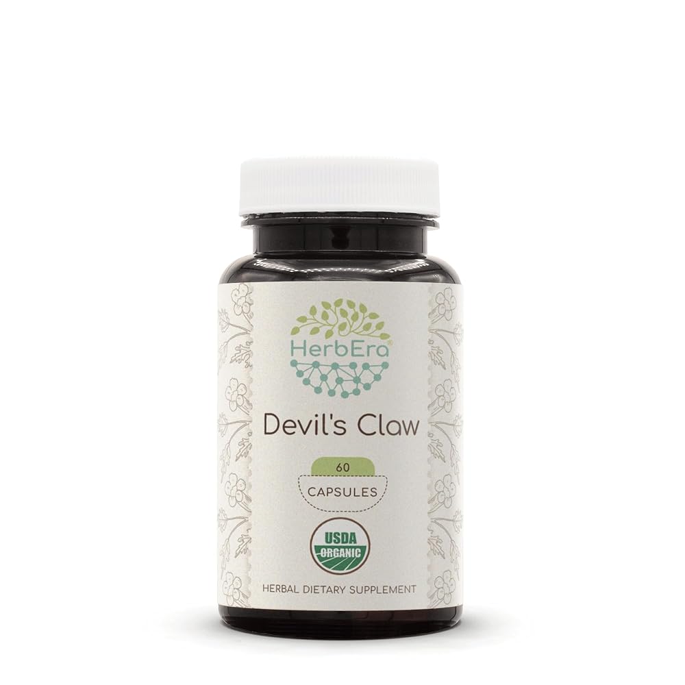 HerbEra Devil's Claw USDA Organic Capsules