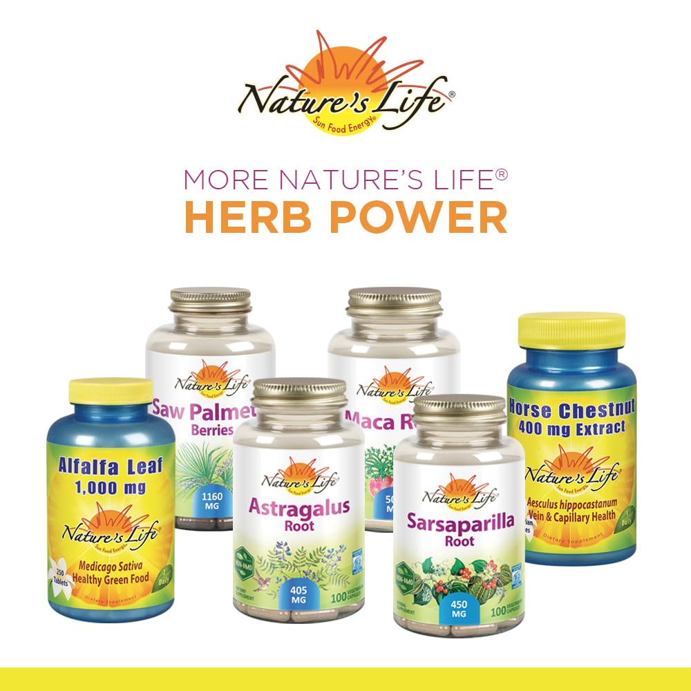 Nature's Life Nettle Root Power 450mg - 60 Vegetarian Capsules - image 4